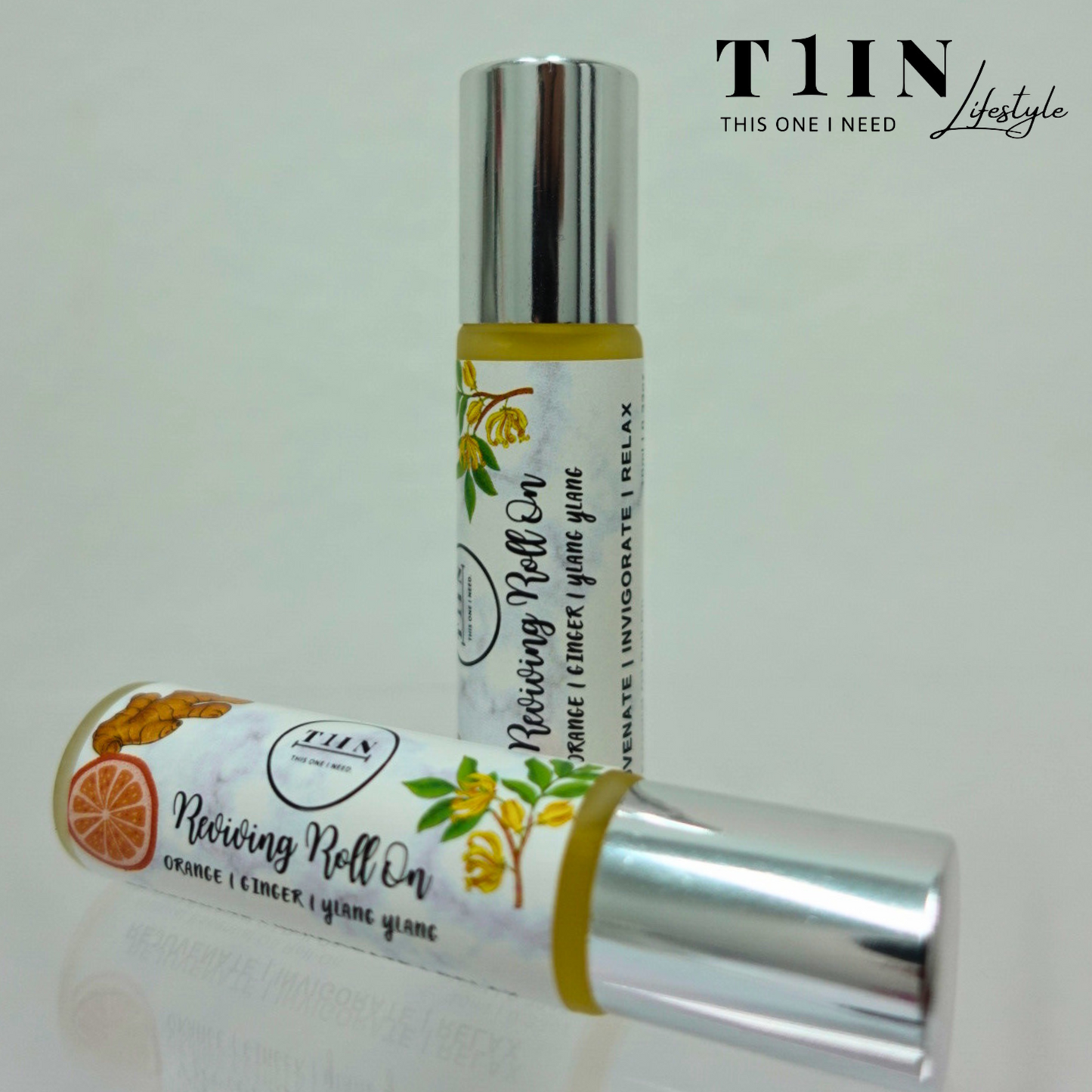 T1IN: 10mL Roll On Rejuvenating Orange | Ginger | Ylang Ylang