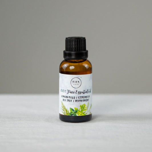 T1IN: 30mL Pure Essential Oil Lemongrass | Citronella | Tea Tree | Peppermint
